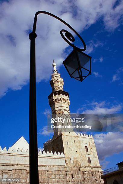 umayyad mosque, damascus, syria - umayyad mosque foto e immagini stock