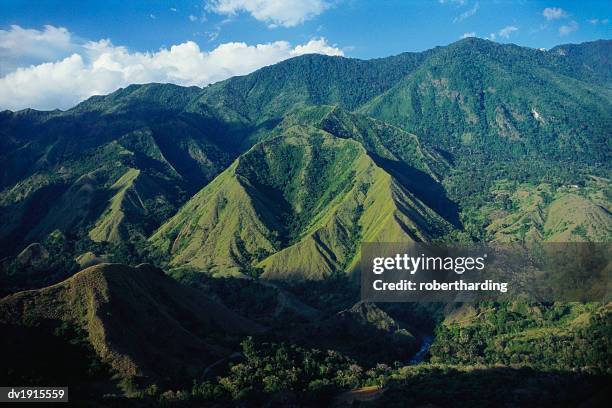 sulawesi, south sulawesi province, tana toraja landscape - sulawesi stock-fotos und bilder