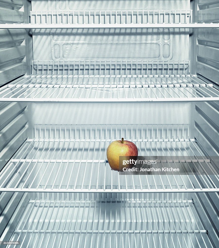 Apple in a Fridge