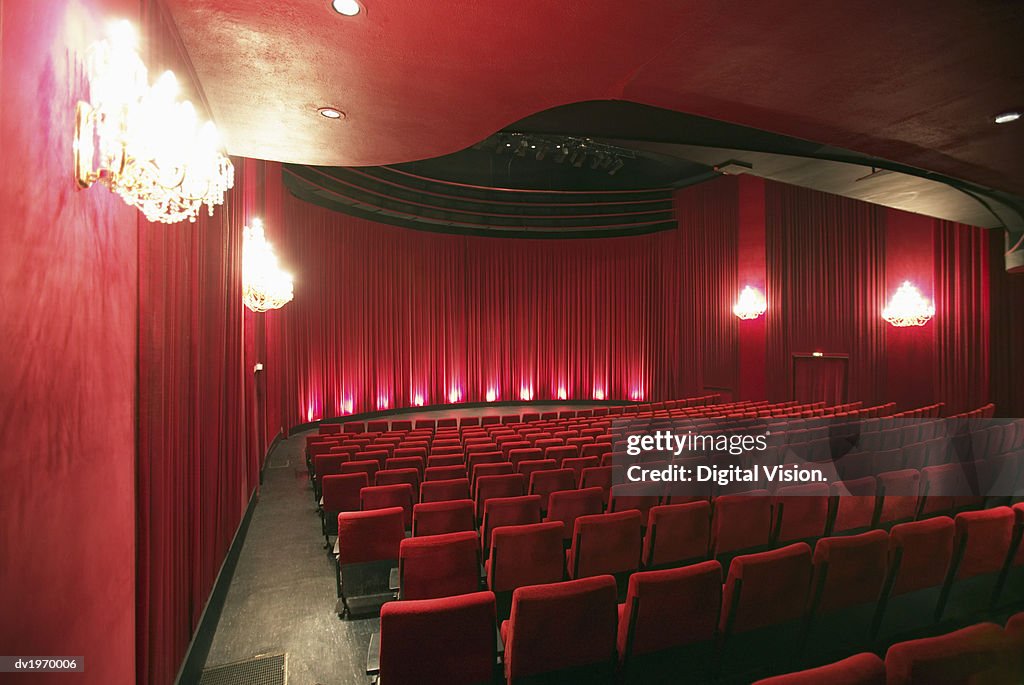 Empty Illuminated Theatre