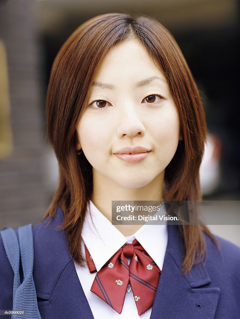 Portrait of a Female High School Student