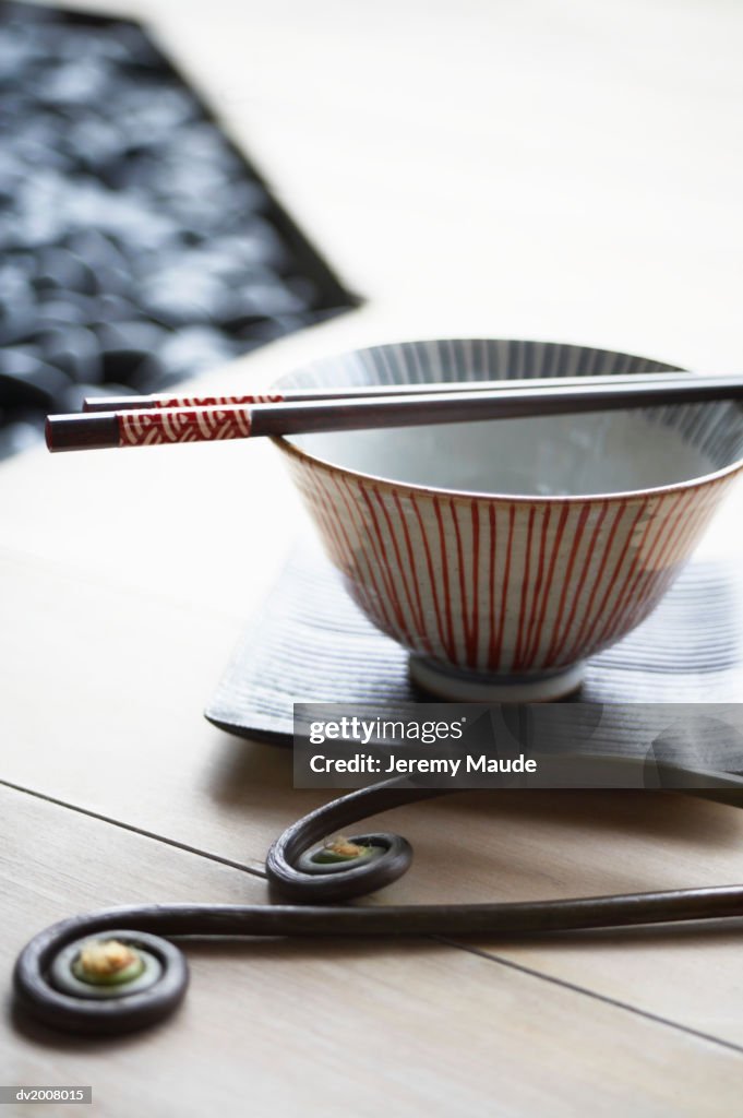 Still Life With a Bowl, Plate and Chopsticks