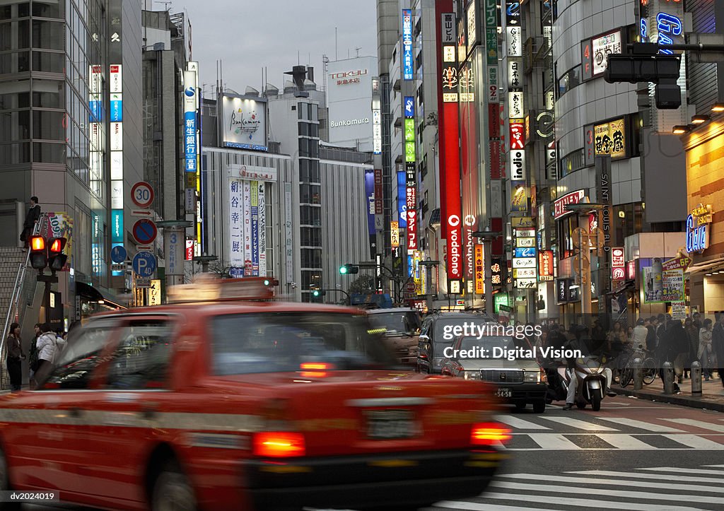 Busy City Street, Japan