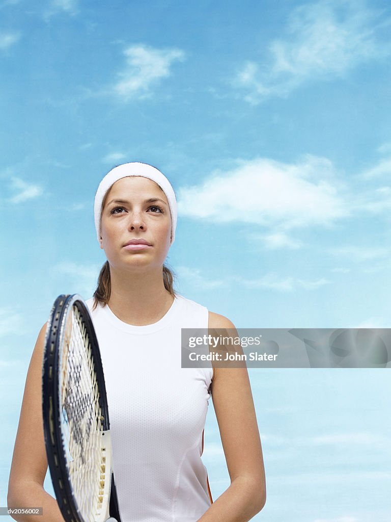 Portrait of a Female Tennis Player