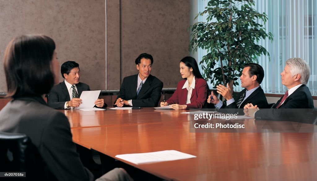 Group of businesspeople in meeting