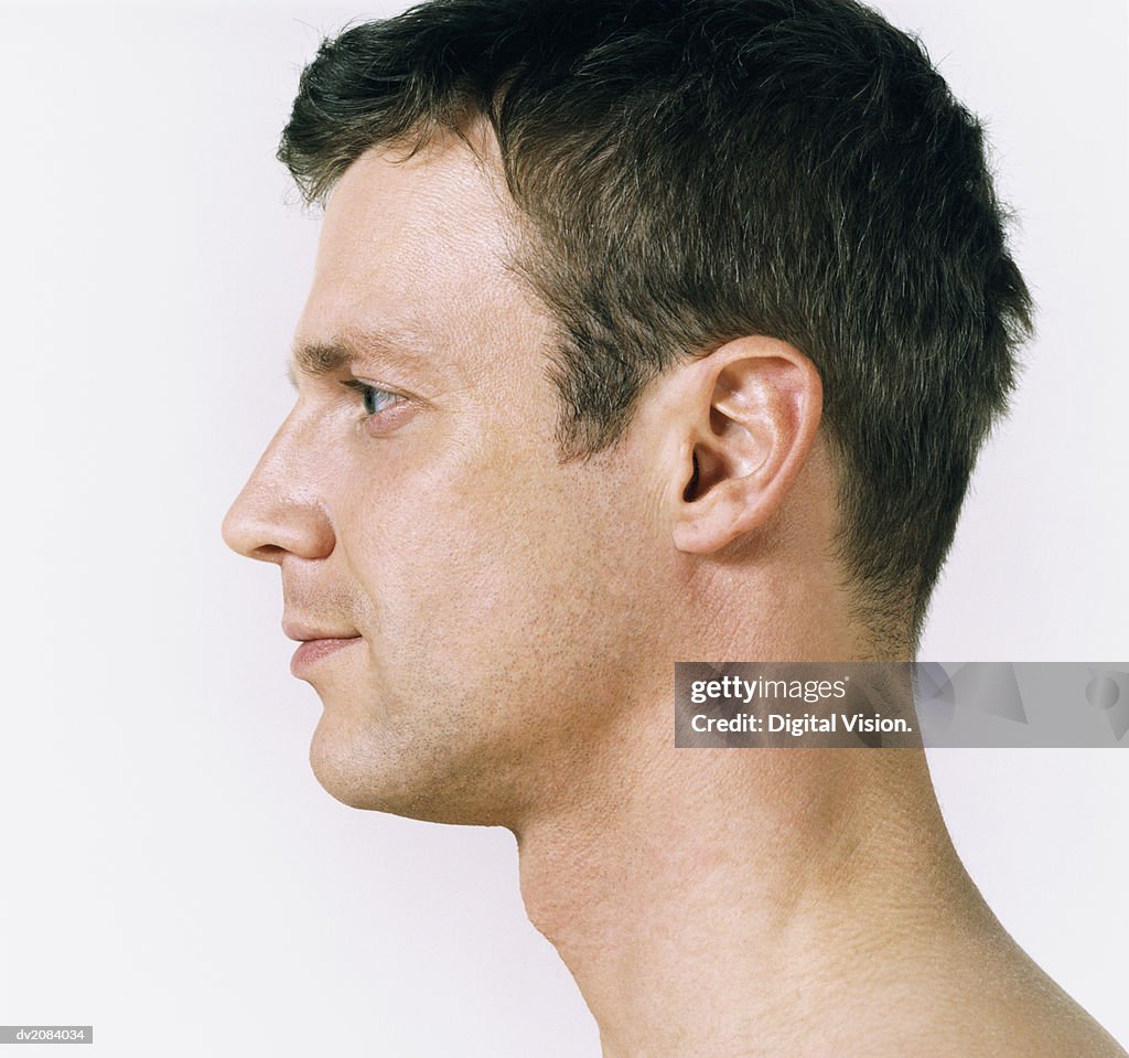 Side View of a Man's Head