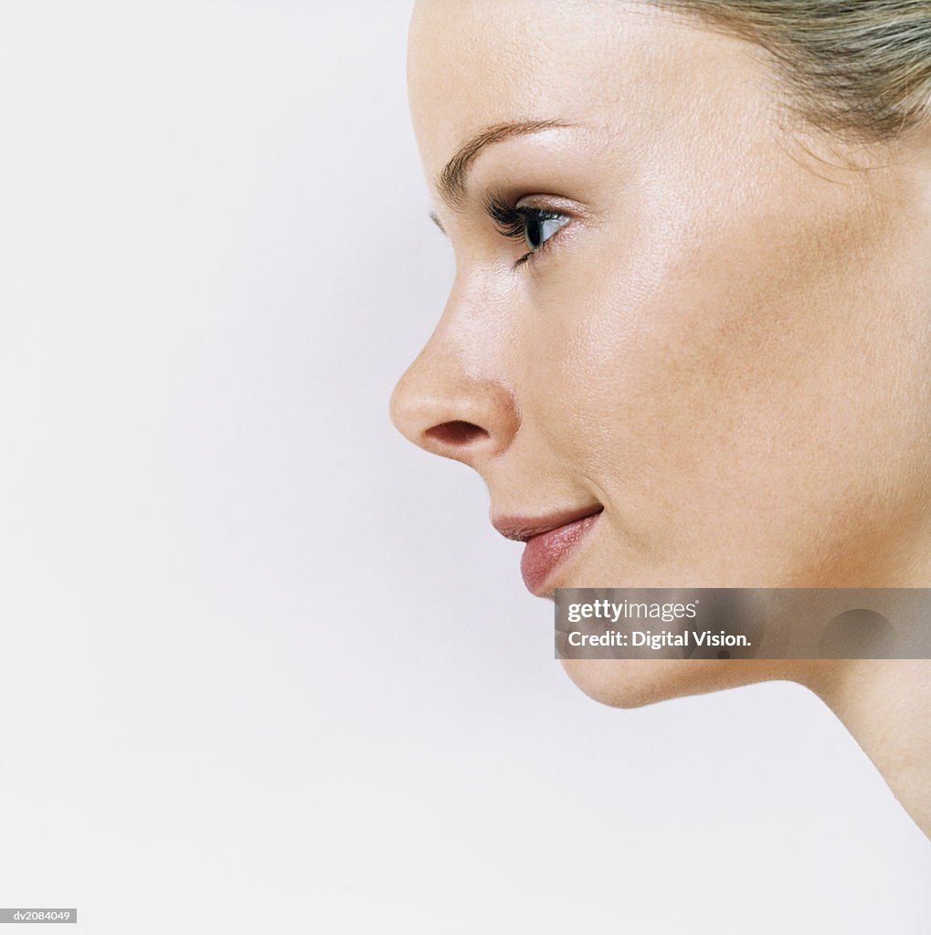 Side View of a Woman's Head