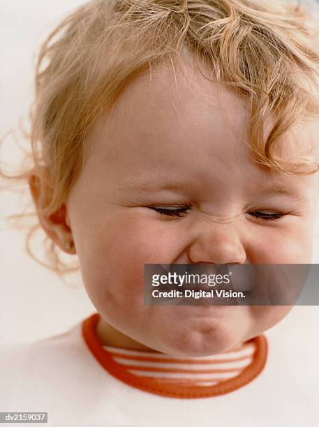 infant with her eyes closed - earrings stock pictures, royalty-free photos & images