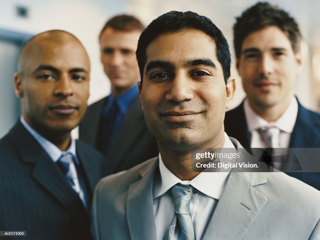 Portrait of a Group of Young Businessmen