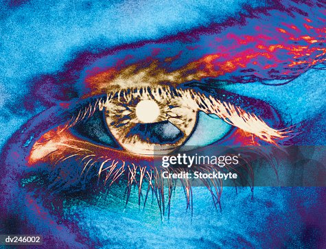 Eye, negative image Eye, negative image