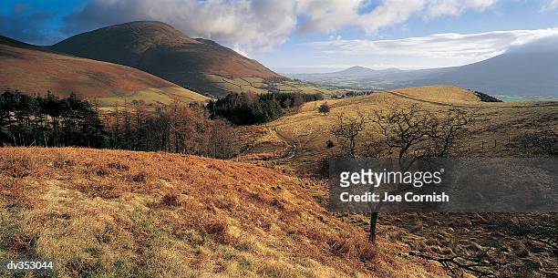 hills and countryside - cumbrian mountains stock pictures, royalty-free photos & images