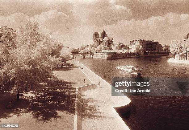 view of the seine - arnold stock pictures, royalty-free photos & images