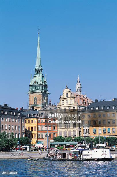 stockholm waterfront - stockholm county stock pictures, royalty-free photos & images