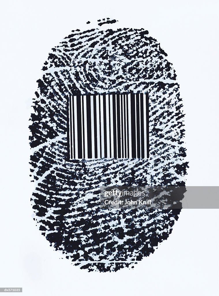 Finger print and barcode