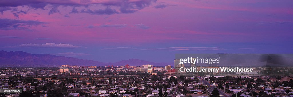 Tucson in early evening