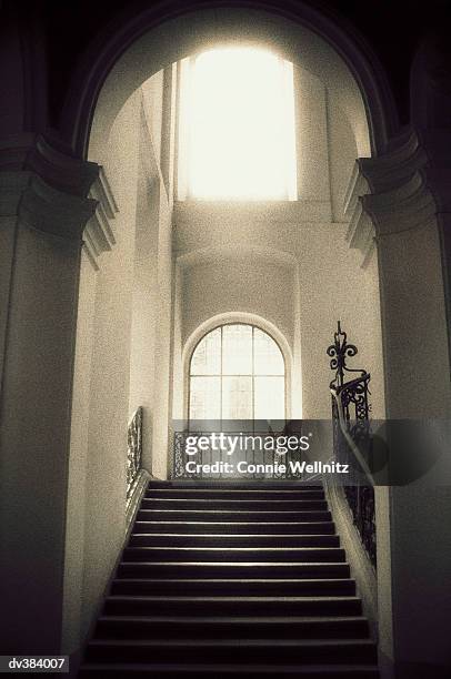 archway and staircase - connie stock pictures, royalty-free photos & images