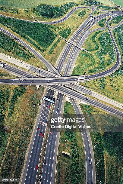 m1 - m25 junction, england, uk, - m1 stock pictures, royalty-free photos & images