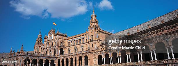 plaza de espana, parque maria luisa, seville, spain - luisa martin stockfoto's en -beelden