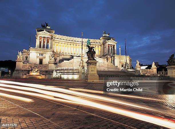 victor emmanuel monument, rome, italy - emmanuel stock pictures, royalty-free photos & images