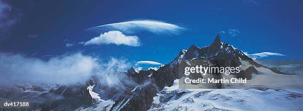 mont blanc, french alps, france - or blanc stockfoto's en -beelden