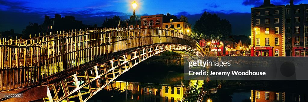 Halfpenny Bridge, Dublin, Ireland