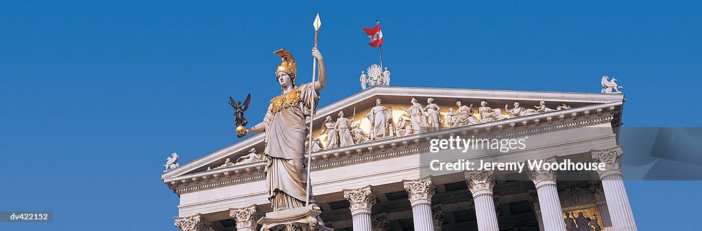 Pallas Athene Fountain and Parliament, Vienna, Austria