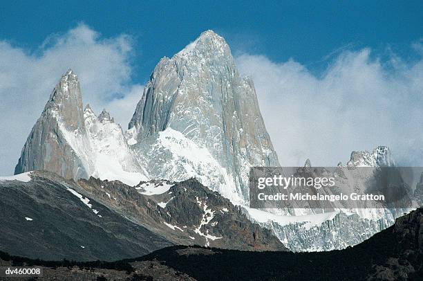 mount fitzroy, patagonia, argentina, south america - fitzroy stock-fotos und bilder