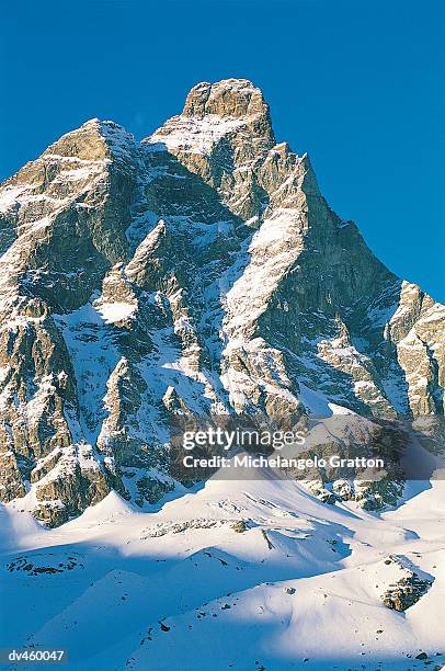 mount cervino, aosta valley, italy - alpes peninos fotografías e imágenes de stock