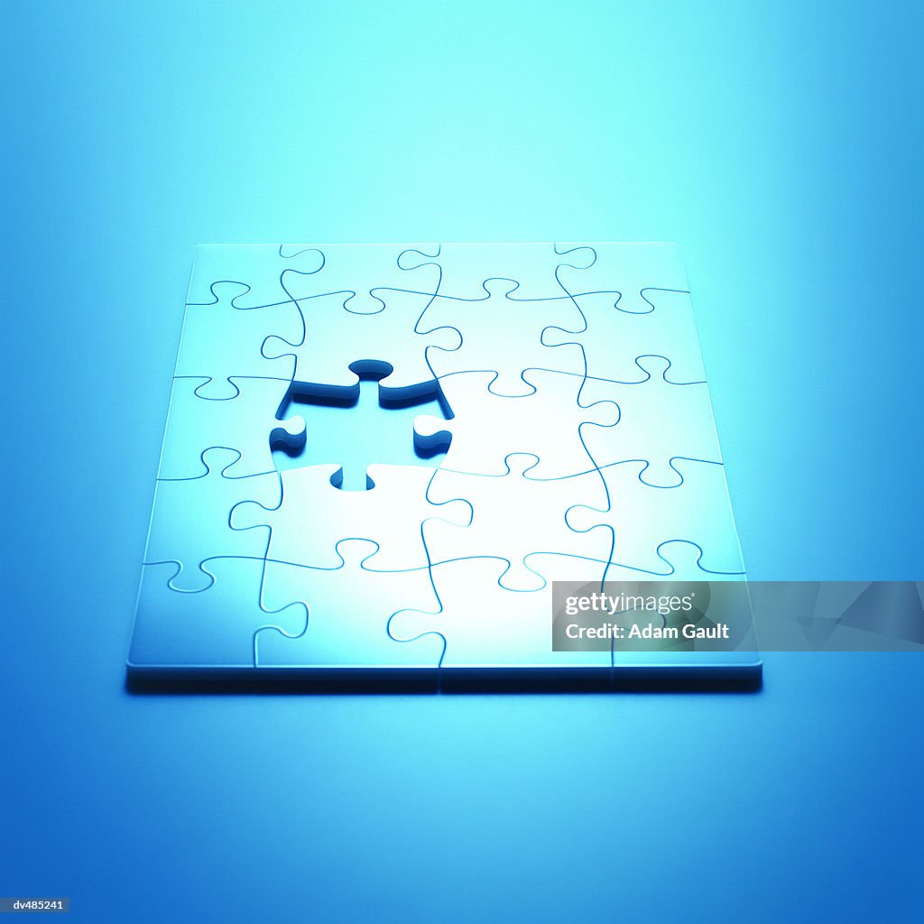 Puzzel Incomplete Incomplete Jigsaw Puzzle High-Res Stock Photo - Getty Images