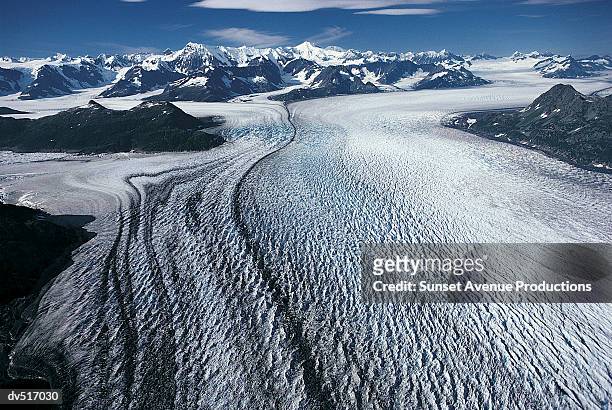 columbia glacier near valdez, alaska, usa - south central alaska stock pictures, royalty-free photos & images