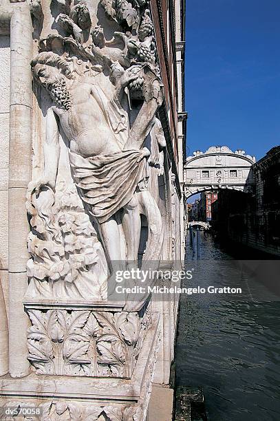 ponte dei sospiri, venice, italy - ponte 個照片及圖片檔