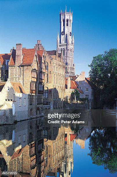 canal, belgium - west vlaanderen stockfoto's en -beelden