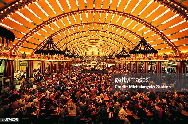 beer fest celebration, munich - munich stock pictures, royalty-free photos & images