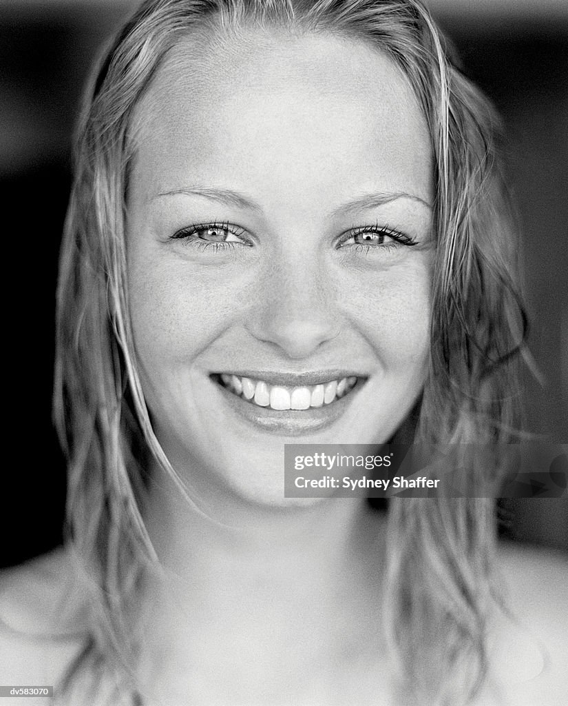 Portrait of a Smiling Woman