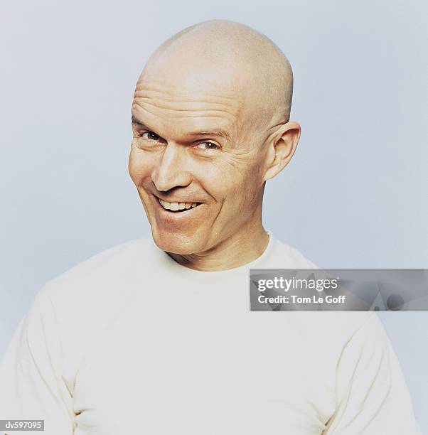 portrait of a bald man - le ストックフォトと画像