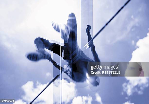 high jumper - 男子田賽項目 個照片及圖片檔