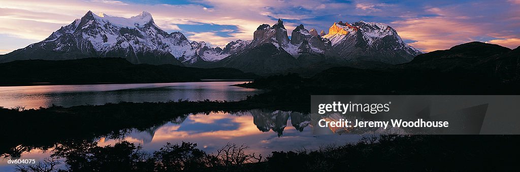 Lake Pehoe and Los Cuernos del Paine, Torres del Paine National Park, Chile