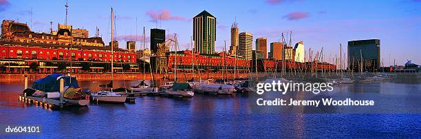 puerto madero, buenos aires, argentina - buenos aires province stock pictures, royalty-free photos & images