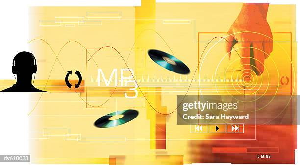 mp3 technology - mp stock pictures, royalty-free photos & images