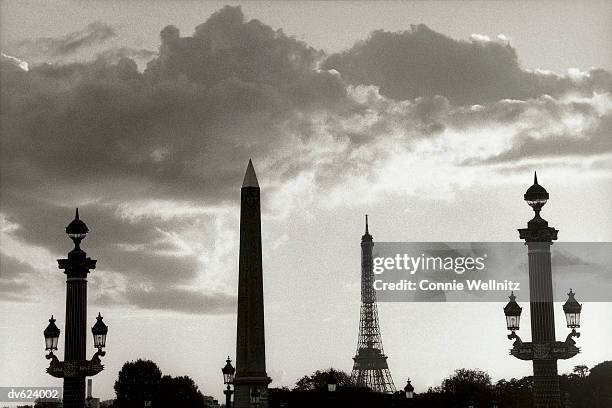 paris silhouettes - connie stock pictures, royalty-free photos & images