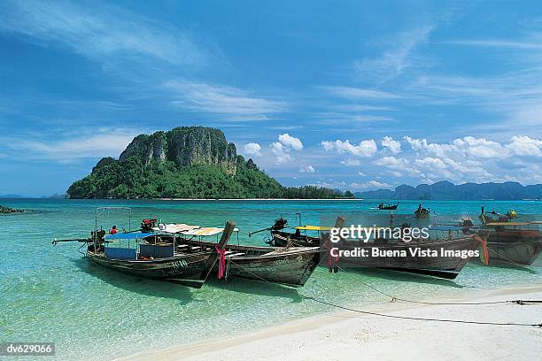 koh thab island, krabi, andaman sea, thailand - buena vista stock pictures, royalty-free photos & images