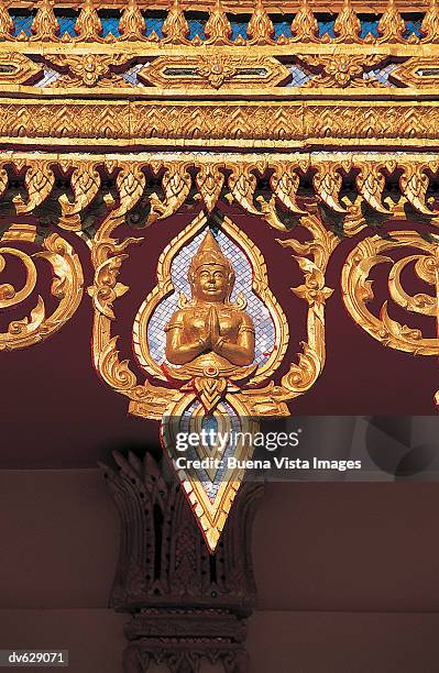 detail from a buddhist temple, phuket, thailand - buena vista stock pictures, royalty-free photos & images