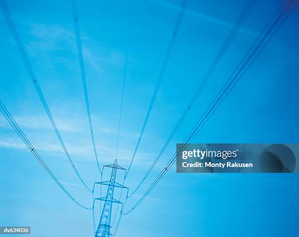 electricity pylon - monty rakusen stock pictures, royalty-free photos & images