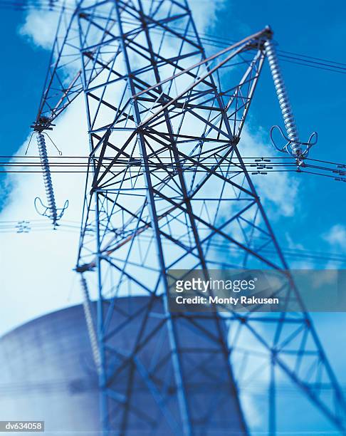 electricity pylon - monty rakusen stock-fotos und bilder
