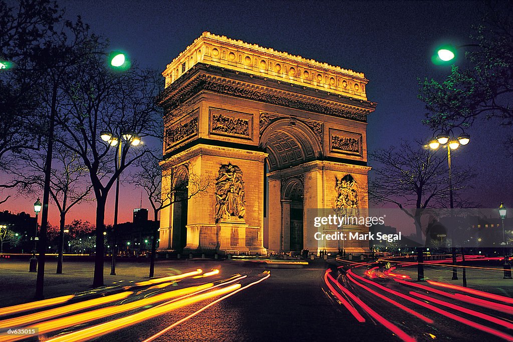 Arc De Triomphe, Paris, France