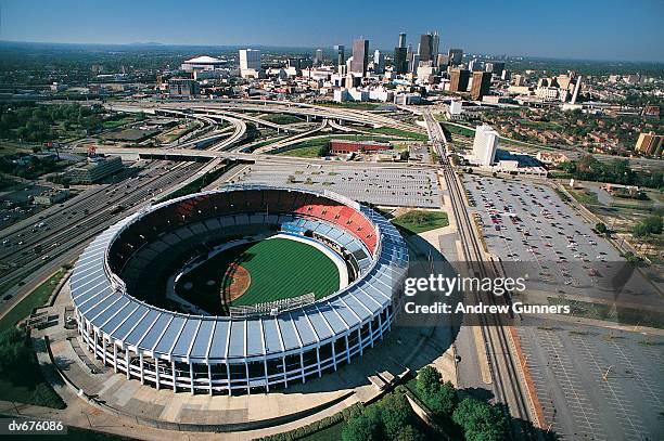 turner field, georgia, atlanta, usa - baseball stadiums stock pictures, royalty-free photos & images