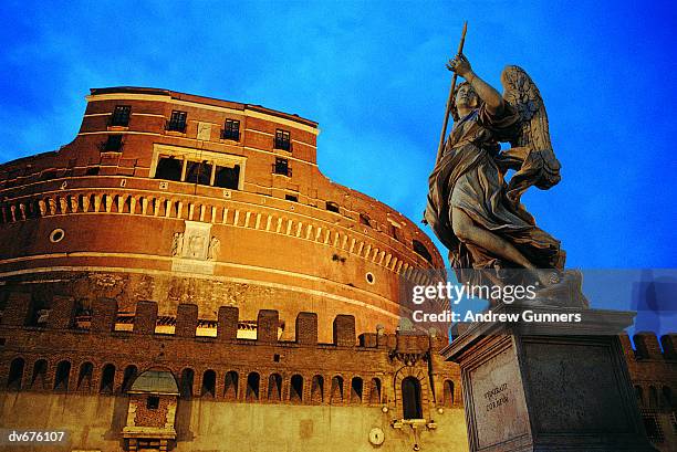 castel sant'angelo, rome, italy - angelo stock pictures, royalty-free photos & images