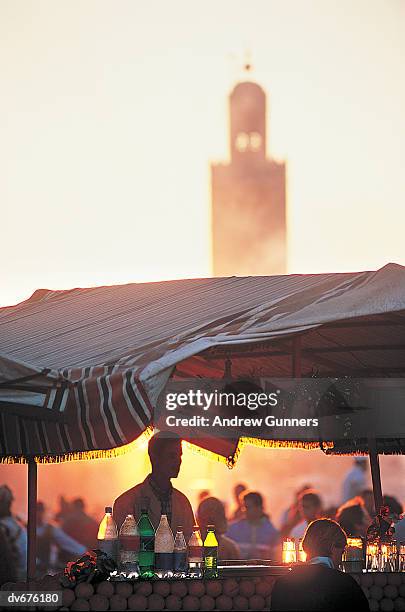 jemaa el fna, marrakech, morocco - esel fotografías e imágenes de stock