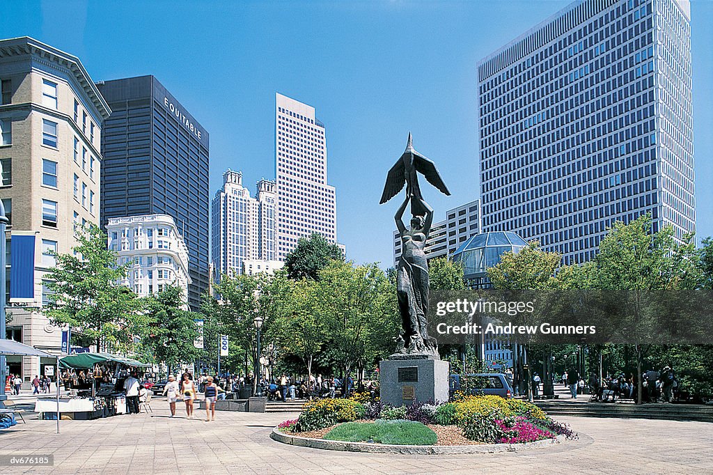 Woodruff Park, Atlanta, Georgia, USA