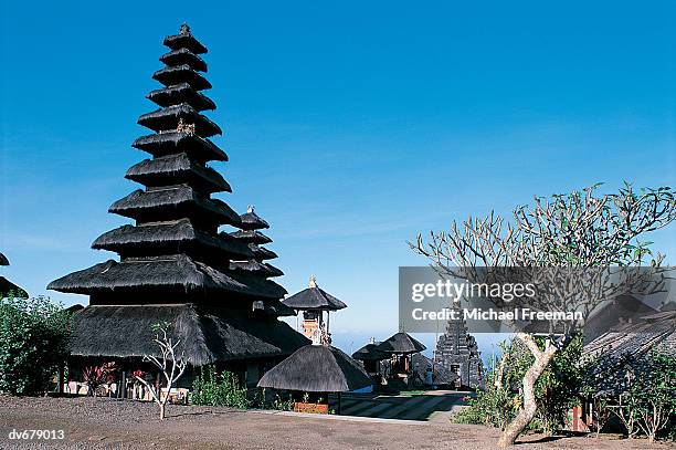 pura penataran agung, gunung agung, bali, indonesia - sunda isles bildbanksfoton och bilder